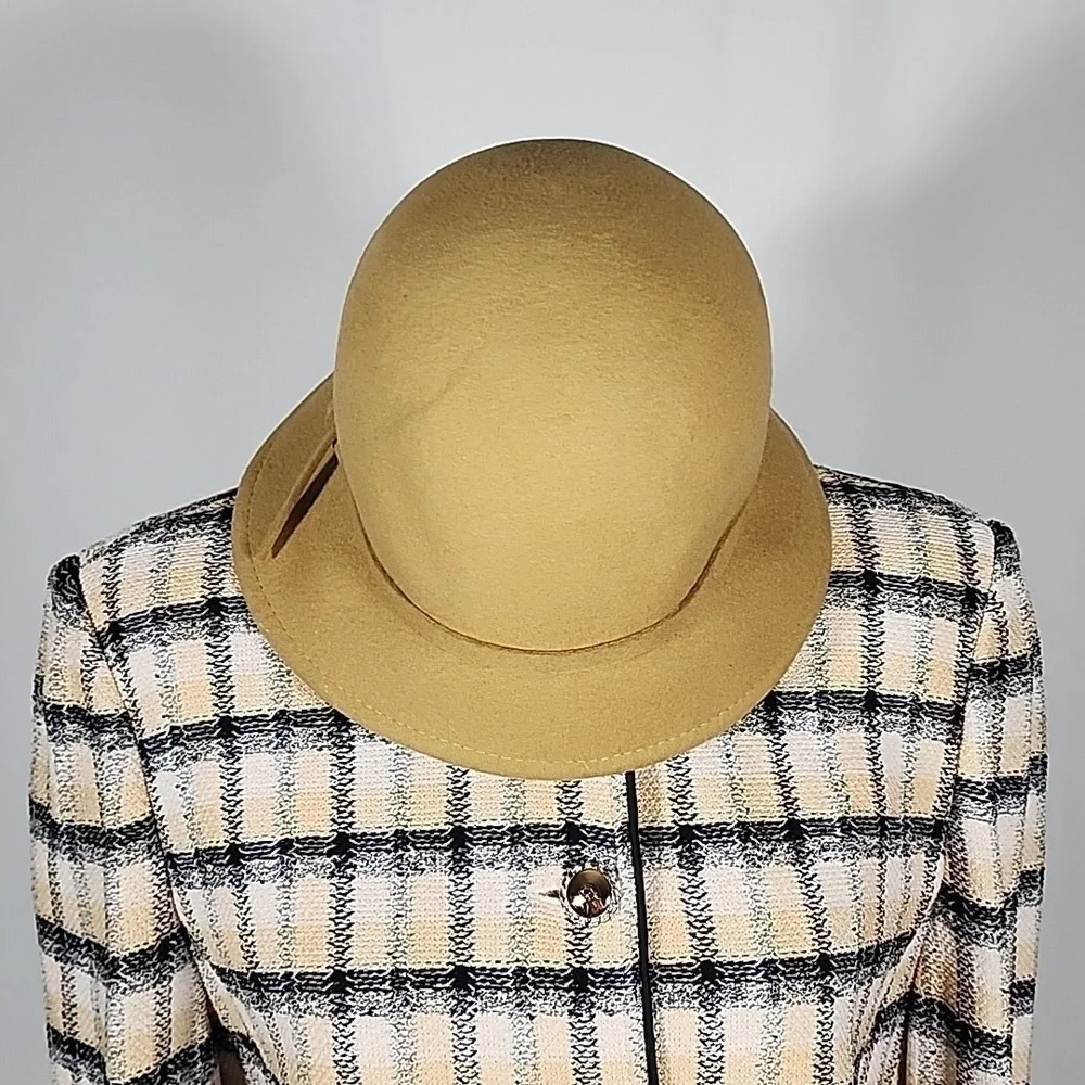 🩵 Color mustard  Wool Bucket Hat